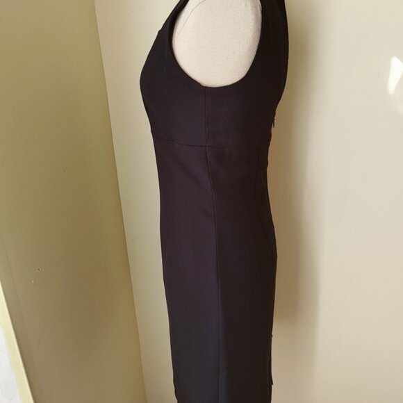 Navy Blue Knee High dress by‎ First In Fashion made Bulgaria - Picture 7 of 9
